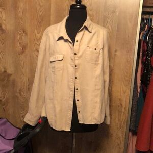 Tan Women’s Blouse by Croft & Barrow